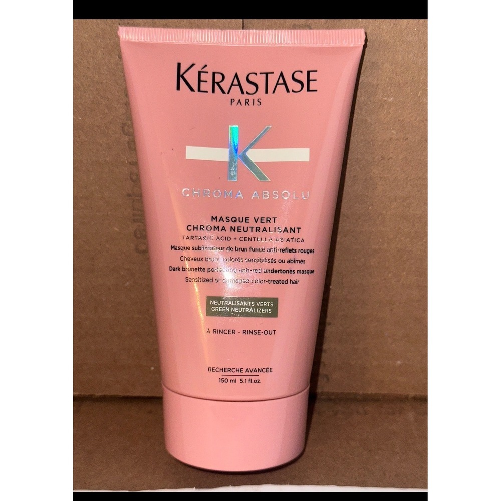 Kerastase Chroma Absolu‎ Masque Vert Chroma Neutralisant Dark Brunette Green